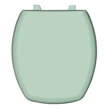 Assento Vaso Sanitário Modelo Durín Thema Verde Água Almofadado Foto mini 1