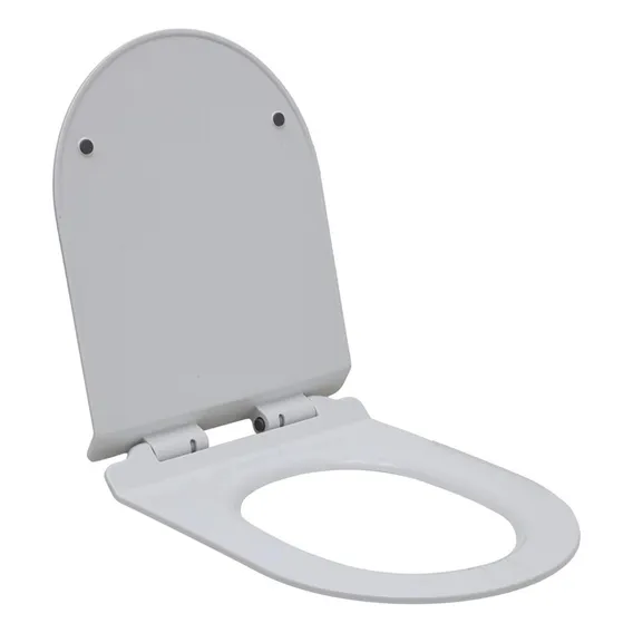 Assento Vaso Sanitário Termofixo Soft Close Amazonita Branco Foto 1