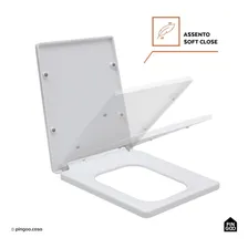 Assento Vaso Sanitário Termofixo Soft Close Opala Branco Foto mini 4