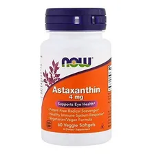 Astaxantina 4mg 60 Softgels - Now Foods Foto mini 1