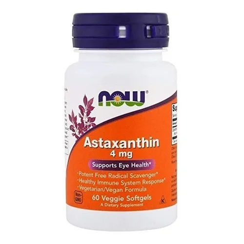 Astaxantina 4mg 60 Softgels - Now Foods Foto 1