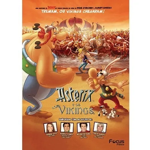 Asterix E Os Vikings - Dvd - Uma Aventura com Romance! Foto 1