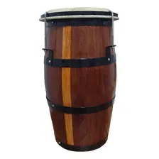 Atabaque Tambor De Barrica - 50 Cm - Afinação Tarraxa Salles Foto mini 1