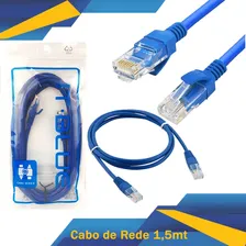 Atacado 10 Cabos De Rede Patch Cord Rj45 Cat5e 1.5m Le-301 Foto mini  3