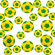 Atacado 45 Apliques Emborrachado Bola De Futebol Brasil Copa Cor Aplique Brasil Foto  mini 1