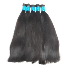 Atacadão do Cabelo Cabelo Humano Liso Natural 70 cm 100 g Cor Castanho Foto mini 4