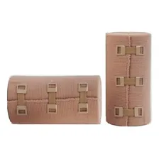 Atadura Elástica E Compressiva 10cm X 3m Atamed Cor Bege Foto mini 2