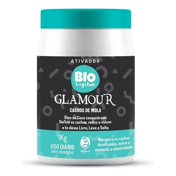 Ativador Cachos De Mola Glamour 1kg - Biovegetais Foto 1