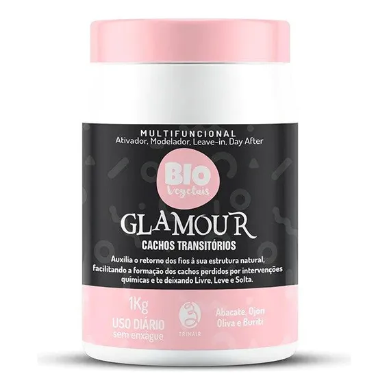 Ativador Cachos Transit贸rios Glamour Biovegetais - 1kg Foto 1