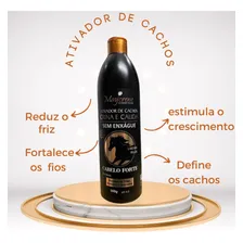 Ativador De Cachos Crina E Cauda Cabelo Forte 500ml Maycrene Foto mini 2