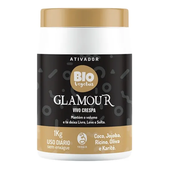 Ativador Vivo Crespa Glamour Biovegetais 1kg Foto 1
