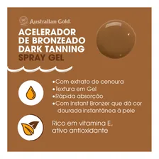 Australian Gold Dark Tanning Accelerator Spray Bronzeador Foto mini 3