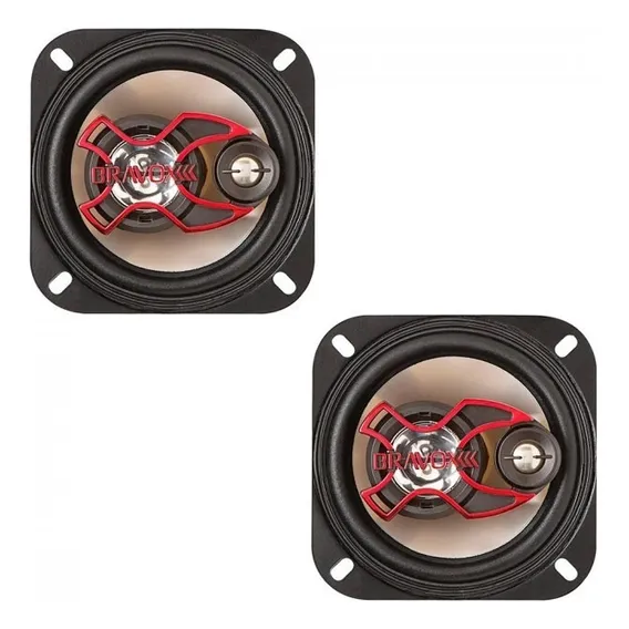 Auto Falante Bravox Triaxial B3x40x 4 Polegadas 160w Par Foto 1