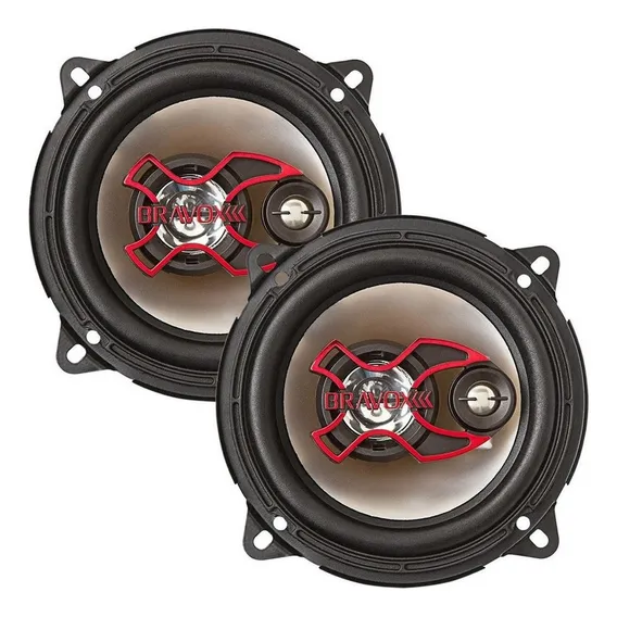 Auto Falante Triaxial Bravox 5 B3x50x 100w Rms Par Foto 1
