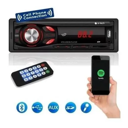 Auto Radio Automotivo Bluetooth Mp3 Ligth Foto 1