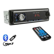 Auto Radio Automotivo Bluetooth Mp3 Player Usb Sd Som Carro Foto mini 1