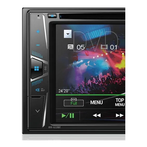 Auto Rádio Pioneer Avh-g228bt Entrada Auxiliar Usb Bluetooth Foto 1