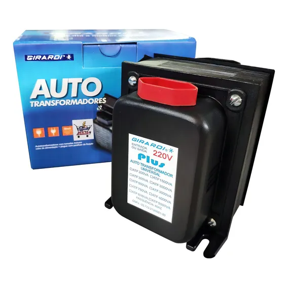 Auto Transformador 1000w 110 220v Ou 220 110v Girardi Plus Foto 1