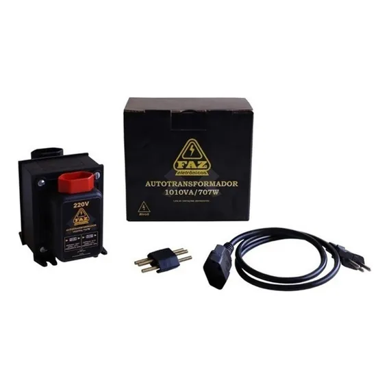 Auto Transformador 1010 Va Bivolt 110v 220v Faz Eletronico Foto 1
