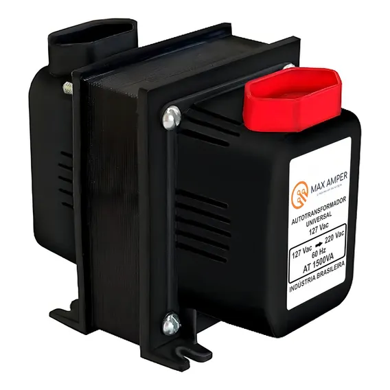 Auto Transformador 1500va 110v P/ 220v 220v P/ 110v Conversor Energia Max Amper Foto 1
