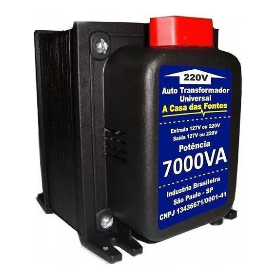 Auto Transformador 7000 Va Tomadas Foto 1