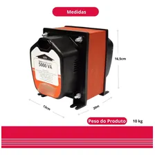 Auto Transformador Capte Bivolt 5000va Ou 3500w Foto mini 2