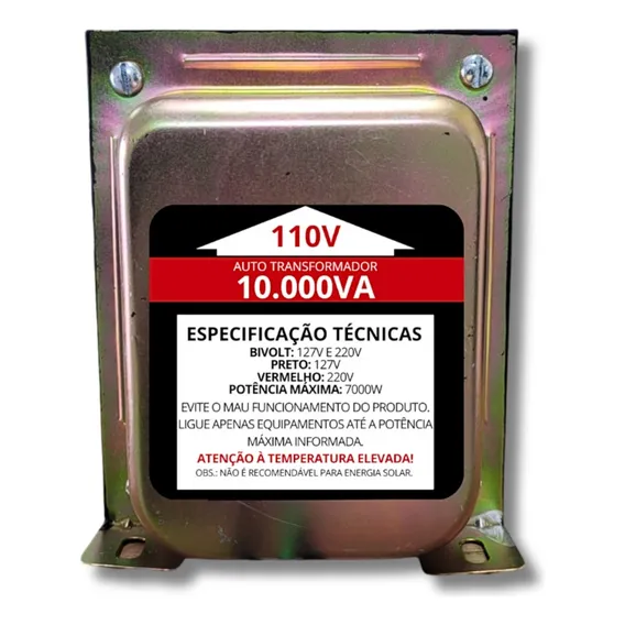 Auto Transformador De Força 10000va Bivolt - Kitec Foto 1