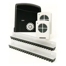 Automatizador De Portao Motor Agl Trino 220V 3m Cremalheira Foto  mini 1
