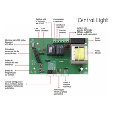 Automatizador De Portao Motor Agl Trino 220V 3m Cremalheira Foto mini  3