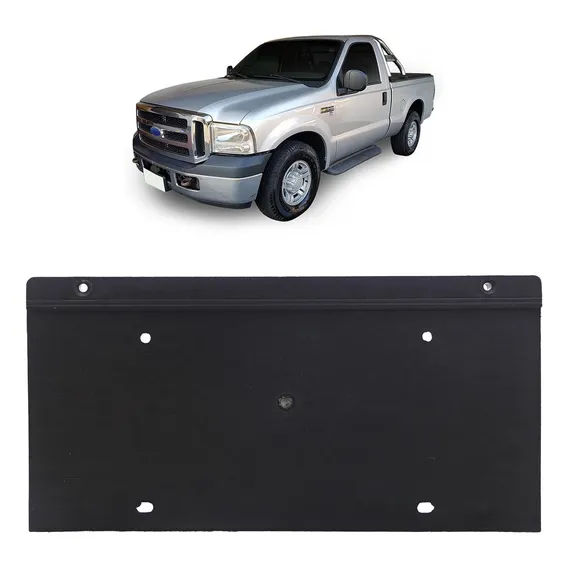 Automotive Imports suporte moldura placa traseira preta Foto 1
