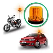 Autopoli Giroflex luz emergencia sinalizador 54 leds cor ambar 12/24V Bivolt Foto mini 2