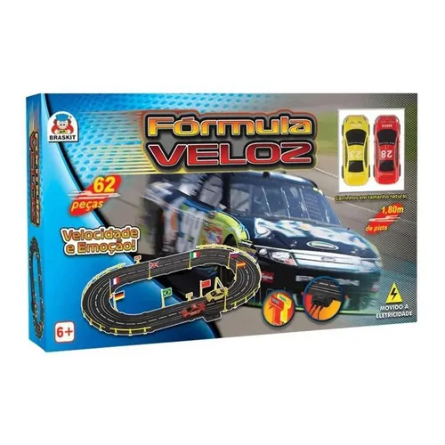 Autorama Fórmula Veloz - Braskit Brinquedos Foto 1