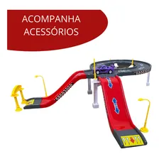 Autorama Super Pista Radical Speed Infantil Brinquedo 24 Peças 1 Carrinho Importway BW171 Foto mini  2