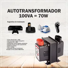 Autotransformador 100va/70w Bivolt Tomada Tripolar 10a Foto mini 2