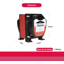 Autotransformador Bivolt Profissional 3000va Capte Foto mini 2