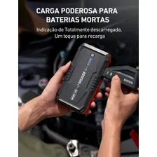 Auxiliar Partida Bomba Infladora Portatil Auxiliar Partida 1500mAh Power Bank Energia móvel multifuncional Mini compressor ar portatil bomba de inflação portátil com luz de emergência Foto mini 4