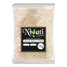 Aveia em flocos finos Niyati Aveia em Flocos tradicional pacote 3 kg Foto mini 1