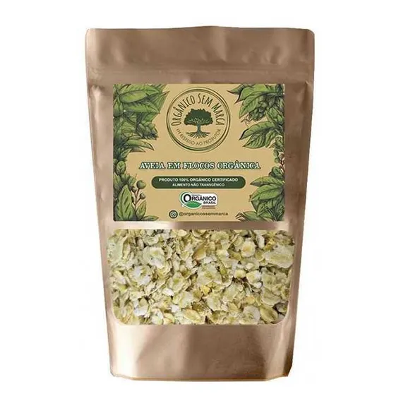 Aveia Em Flocos Orgânica 250g - Osm Foto 1