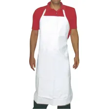 Avental AƧougueiro Resistente ImpermeƔvel M Cor Branco Foto mini 1