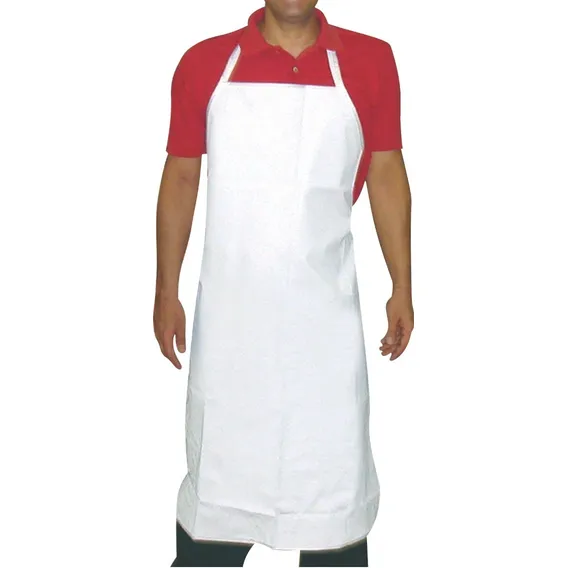 Avental AƧougueiro Resistente ImpermeƔvel M Cor Branco Foto 1