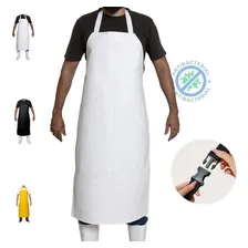 Avental Branco De Pvc Reforçado Peixaria Açougue Impermeavel Foto mini 4