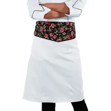 Avental Cintura Para Chef Cozinha Rosas Alpineias Wp Connect Foto mini 1