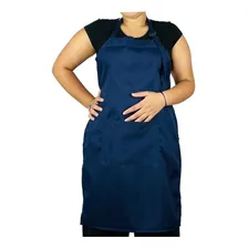 Avental Com Bolso Oxford Cores Cozinha Atacado Garçom Cor Azul-marinho Foto mini 1