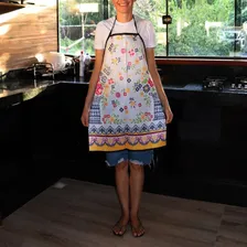 Avental Cozinha Impermeavel Estampados Não Molha Com Bolso Cor Estampado Foto mini 2