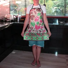 Avental Cozinha Impermeavel Estampados Não Molha Com Bolso Cor Estampado Foto mini 3
