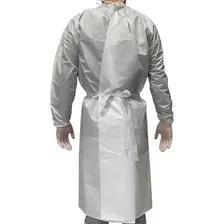 Avental Descartável Manga Longa 50g - Pacote Com 10 Un Medix Foto mini  3