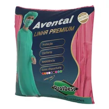 Avental Descartável Protdesc Tnt Rosa 20gm Manga Longa 10un Foto mini  2