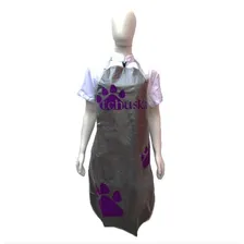 Avental ImpermeƔvel Tchuska Tosador Petshop Banho Tosa Pet Cor Branco Foto mini 1