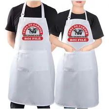 Avental Personalizado Com Seu Logo Cor Branco Foto mini 2