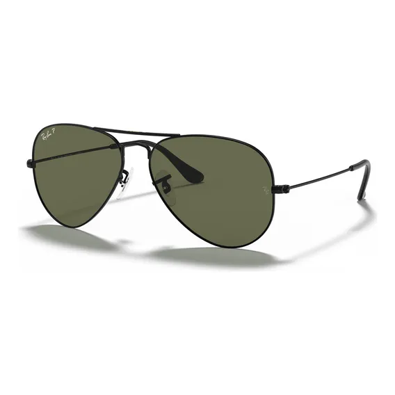 Aviador Ray Ban 3025l 002/58 55 Preto Polarizado Foto 1